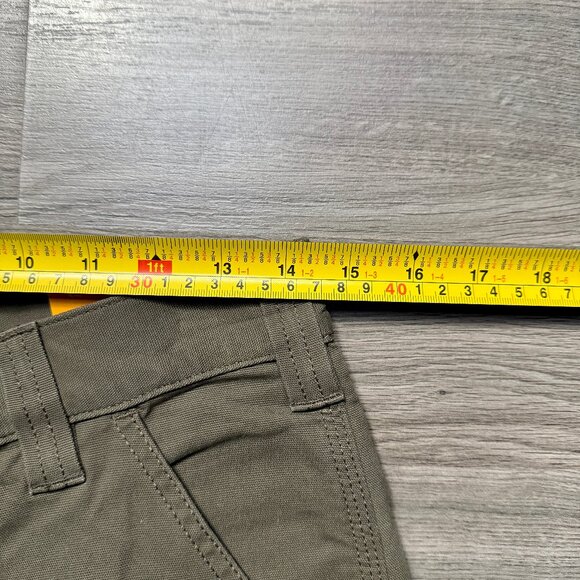*NEW Carhartt Men's Rugged Flex Canvas Cargo Work Shorts - Brown - Picture 7 of 8